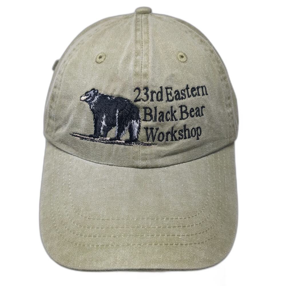 Port & Company Baseball Cap Green One Size PA Game Commission Bear Workshop Hat